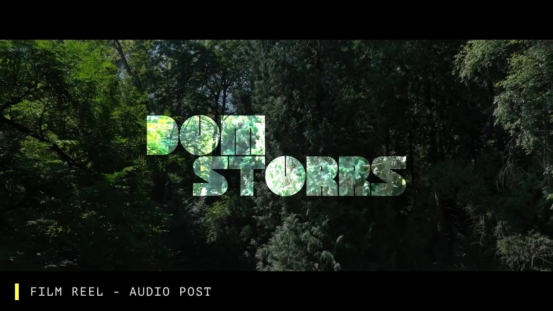 Thumbnail of a woodland background with dom storrs logo embossed on top