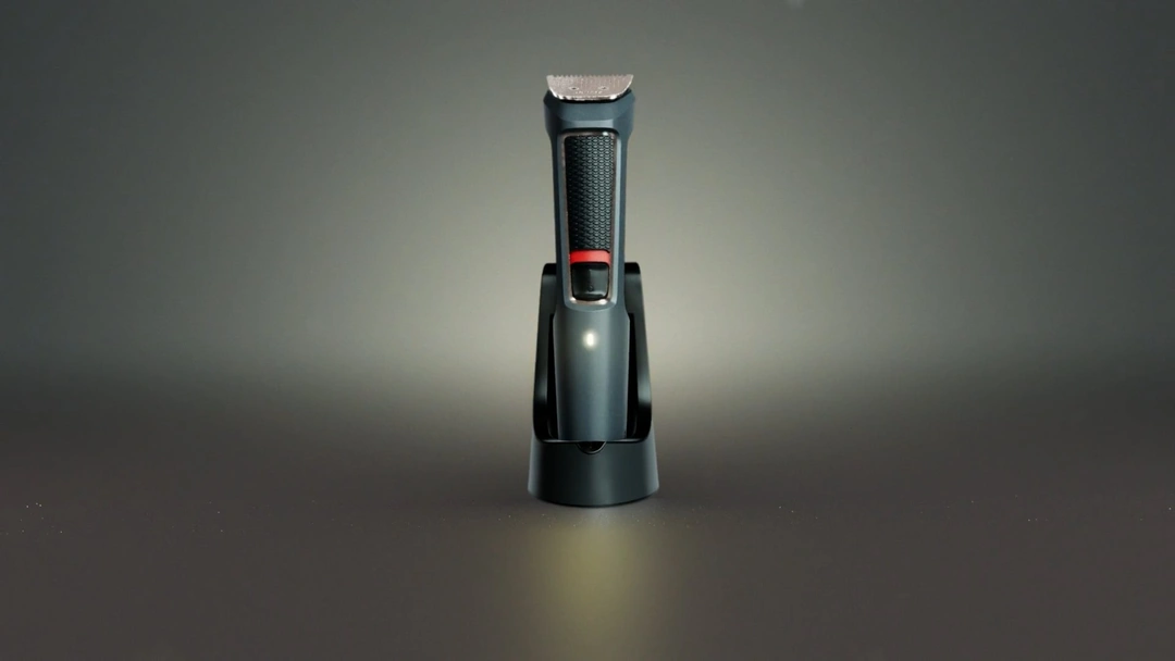 Project thumbnail for Phillips razor advert showing a solo electric razor on a stage.